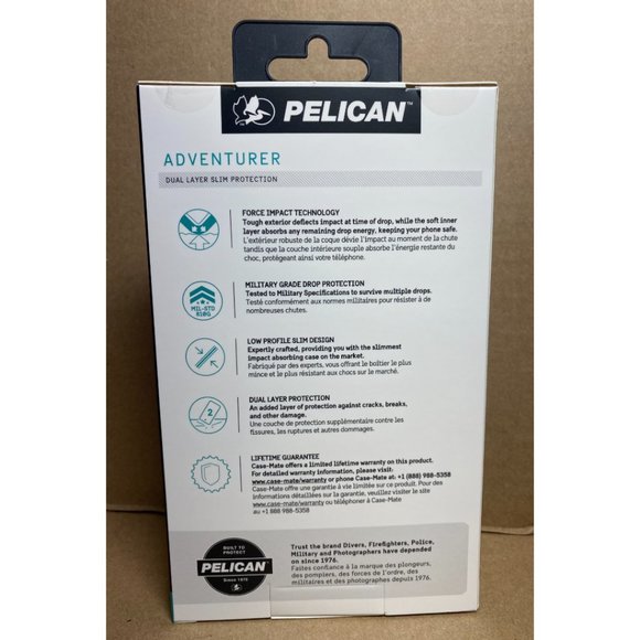 iPhone SE 2020 Case Clear Pelican Adventurer Compatible with iPhone SE 2022 - Picture 5 of 5